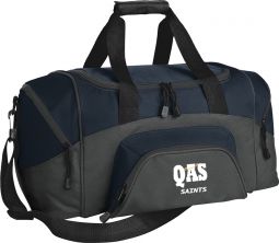 Port Authority - Small Colorblock Sport Duffel, Navy/ Dark Charcoal